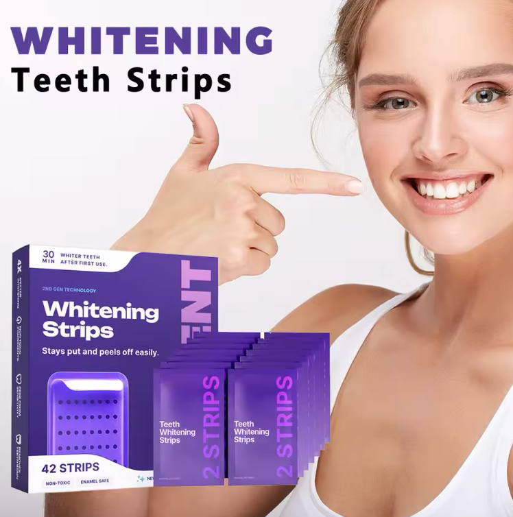 (New) Bandes Dentaires Violettes Anti-Jaunissement "Formule Concentré" ⭐️ (