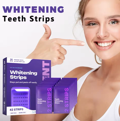 (New) Bandes Dentaires Violettes Anti-Jaunissement "Formule Concentré" ⭐️ (