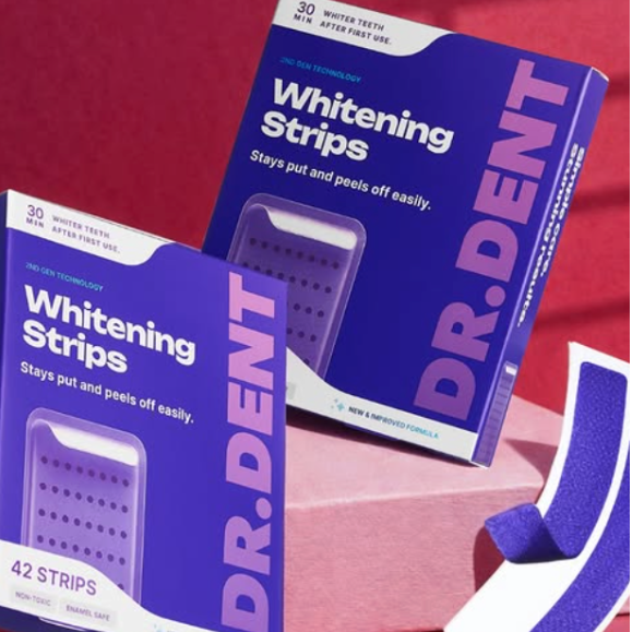 (New) Bandes Dentaires Violettes Anti-Jaunissement 